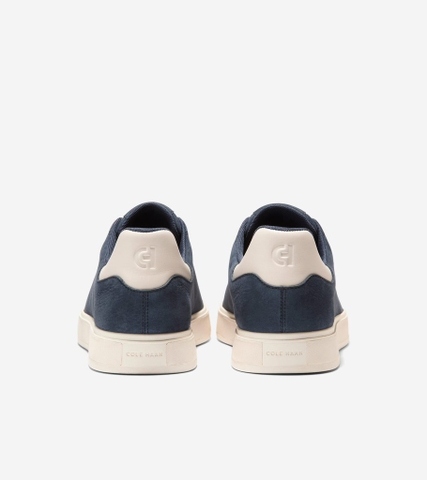Giày hiệu Cole Haan chính hãng GrandPro Luxe Slip-On Sneakers Suede Navy  - Xanh