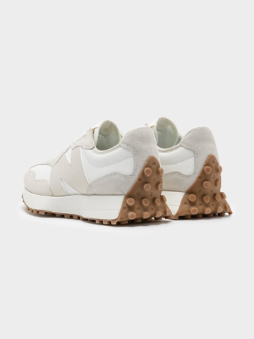 Giày Sneaker New Balance 327 chính hãng Classic Cream White Moonbeam [Top Best Seller] - Có big size - Trắng kem