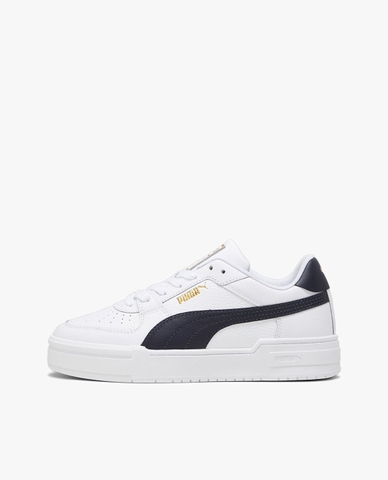 Giày sneaker Puma unisex cổ thấp CA Pro White Classic Trainers - Trắng đen chính hãng - size 42