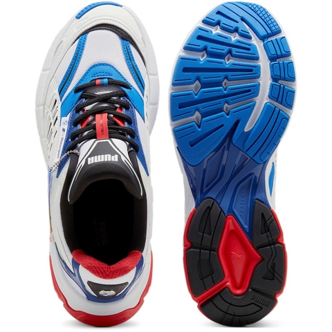 Giày sneaker PUMA Velophasis x BMW Motorsport M Hybrid V8 Collection White Blue Red - Trắng xanh đỏ chính hãng - size 42