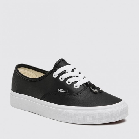 Giày Vans chính hãng Authentic Piercing Black White Leather