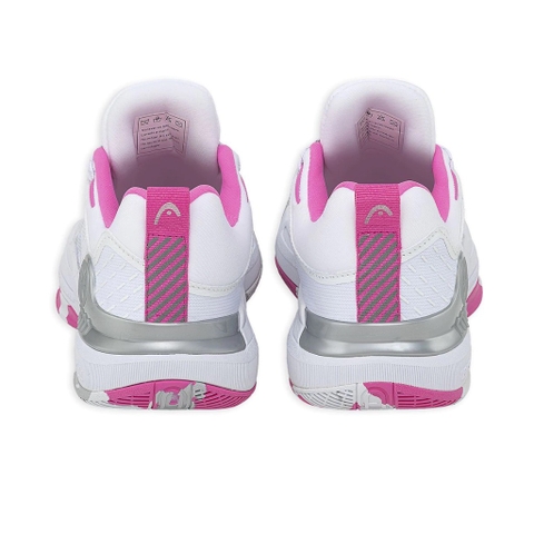 Giày thể thao Indoor Pickleball - Tennis - Padel Head chính hãng trắng hồng - Pink White