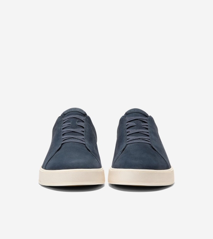 Giày hiệu Cole Haan chính hãng GrandPro Luxe Slip-On Sneakers Suede Navy  - Xanh