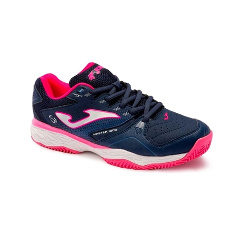 Giày thể thao Pickleball - Tennis - Padel JOMA chính hãng Master Clay 1000 Pink Navy - Xanh hồng