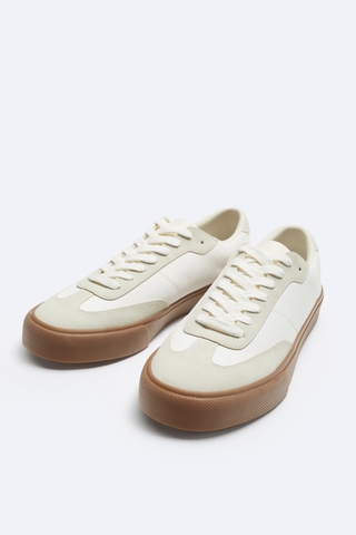 [Ảnh thật] Giày sneaker Zara chính hãng Authentic Vintage Gumsole phối màu vintage - đế gum