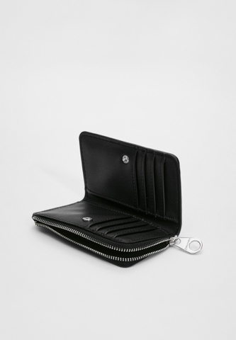 Ví Stradivarius Mock croc card holder chính hãng - Đen
