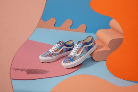 Giày Vans chính hãng Old Skool Liberty of London Fabric