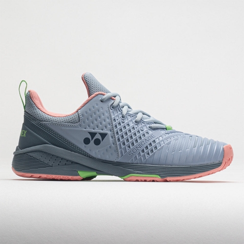 Giày Tennis Yonex chính hãng Power Cushion Sonicage 3 Clay Xám - Grey - size 35 35.5 36 36.5 37 37.5 38 39 39.5 40 40.5