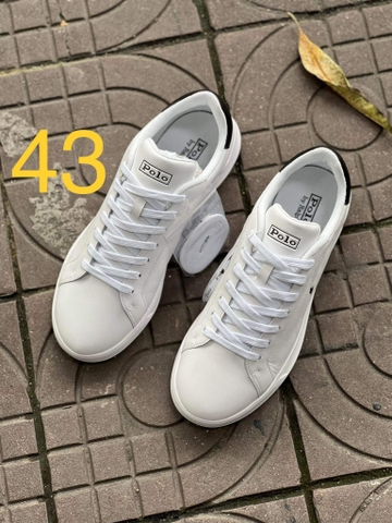 Giày sneaker hàng hiệu Polo Ralph Lauren Heritage Court II White chính hãng - nhiều phối màu Trắng