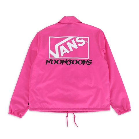 Áo khoác gió chính hãng Vans X Noon Goons Stacked Coaches Jacket - Đen - Hồng