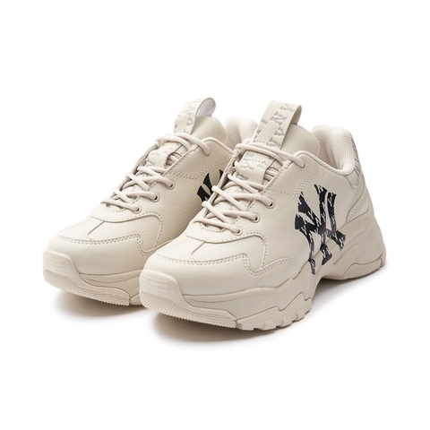 Giày MLB Chunky Big Ball Monogram New York Yankees True White chính hãng - Trắng