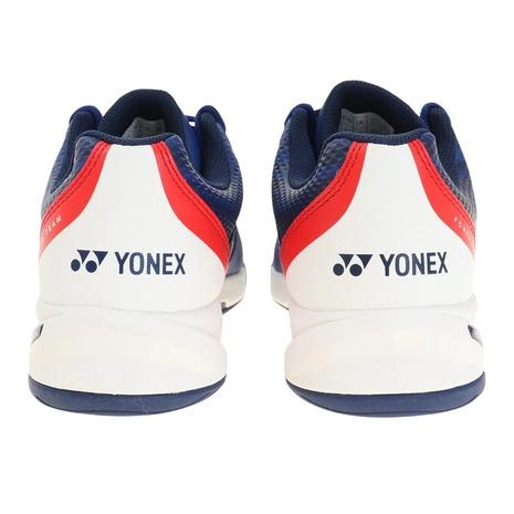Giày Thể thao Tennis Yonex chính hãng Power Cushion Team AC Xanh Đỏ - Navy Red Shoes - size 42