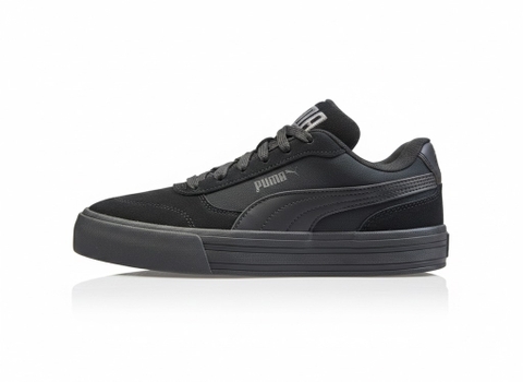 Giày thể thao sneaker chính hãng Puma Court Vulc Urban All Black - Đen