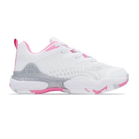 Giày thể thao Indoor Pickleball - Tennis - Padel Head chính hãng trắng hồng - Pink White