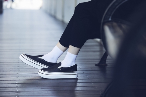 Giày Vans chính hãng Super Comfycush Slip On Leather