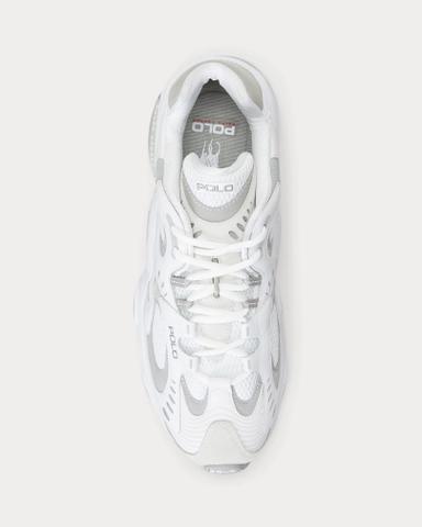Giày sneaker hàng hiệu Polo Ralph Lauren Modern Trainer 100 Sneaker White - Low Tops 2024 chính hãng - size 41