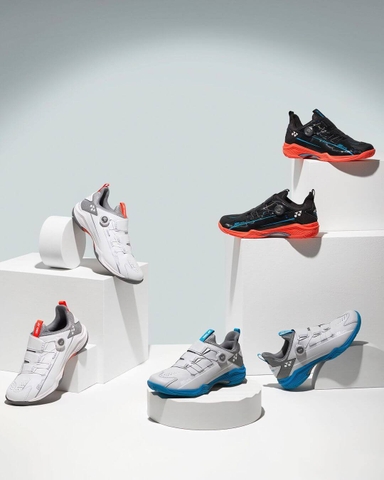 Giày thể thao cầu lông Yonex chính hãng 88 Dial 2 Power Cushion Trắng xám - White grey - size 35 46