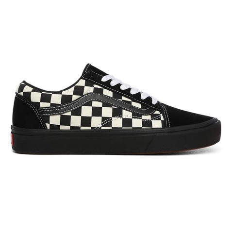 Giày Vans chính hãng Old Skool Mix Media All Black Comfycush