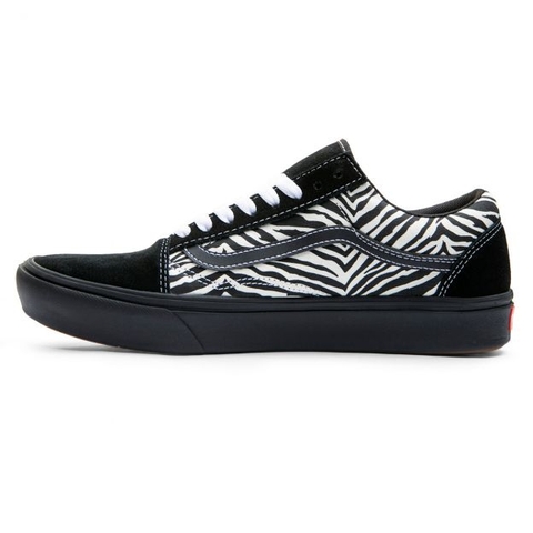 Giày Vans chính hãng Old Skool Mix Media All Black Comfycush