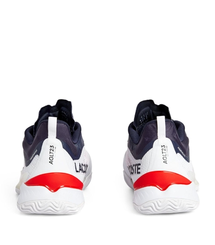 Giày sân thảm Tennis Pickleball Lacoste chính hãng AG-LT23 Ultra Clay Court Trắng xanh - White Navy Shoes - size 42