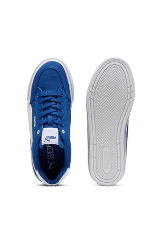 Giày thể thao sneaker chính hãng Puma Court Classic Vulcanised Formstrip Unisex Blue White - Xanh trắng