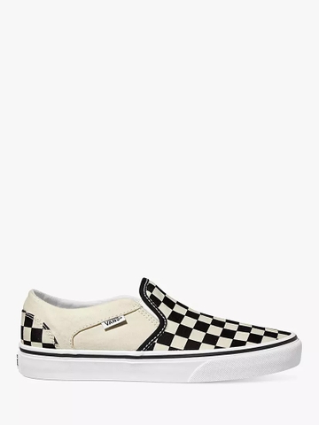 Giày Vans chính hãng Asher Checkerboard Black white