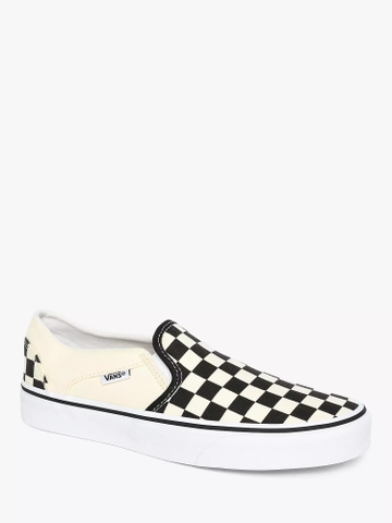 Giày Vans chính hãng Asher Checkerboard Black white