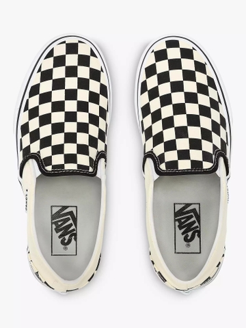 Giày Vans chính hãng Asher Checkerboard Black white