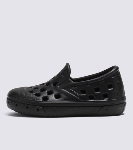 Giày Vans chính hãng cho bé TODDLER SLIP ON TREK ALL BLACK - Đen