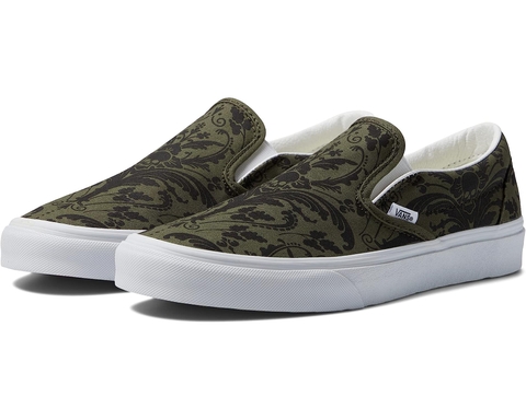 Giày Vans chính hãng Skull Tapestry Grape Leaf/True White
