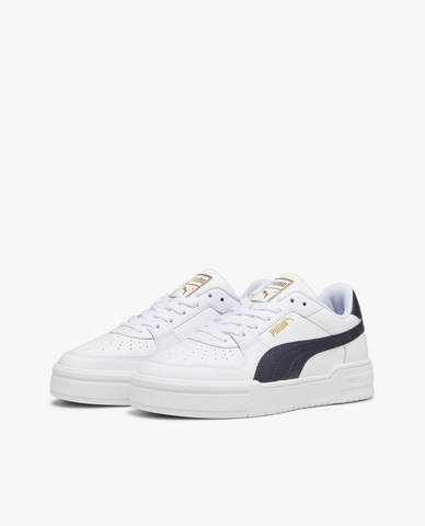 Giày sneaker Puma unisex cổ thấp CA Pro White Classic Trainers - Trắng đen chính hãng - size 42