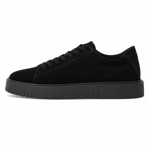 Giày sneaker thời trang VAGABOND Derek low-top sneakers All black Suede - Đen da lộn