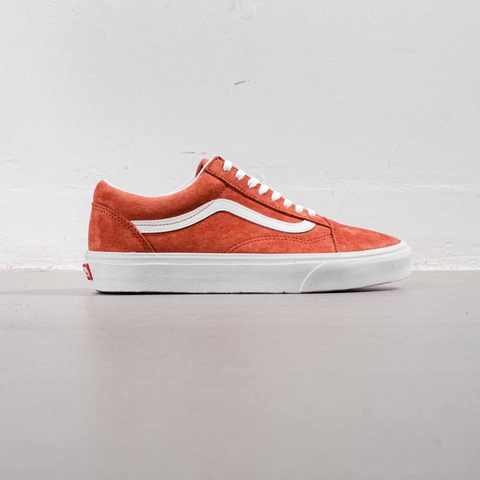 Giày Vans chính hãng Pig Suede Orange Scotchgard 3m