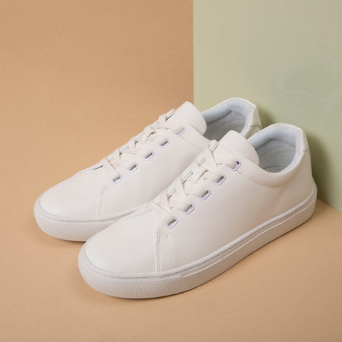 [Hàng Auth Full box] Giày thương hiệu Anh Projext Co UK Scooter All white - Trắng