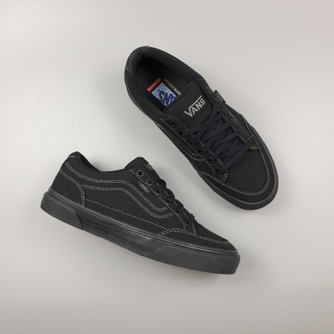Giày sneaker chính hãng Vans Skate Negro Bearcat All Black - Đen - size 39