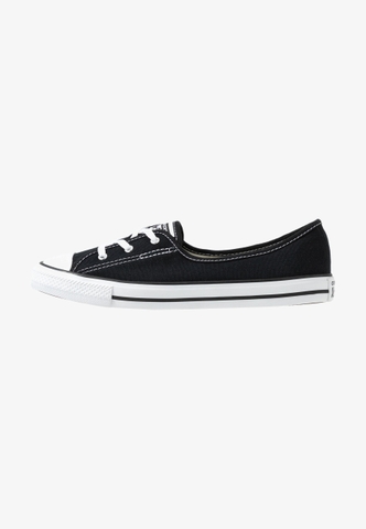 Giày Converse chính hãng Black CHUCK TAYLOR ALL STAR BALLET LACE - Slip on - Đen trắng