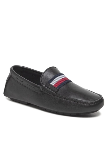 Giày hàng hiệu Tommy Hilfiger Mocassins Iconic Rwb Leather Driver FM0FM03761 - Da Đen