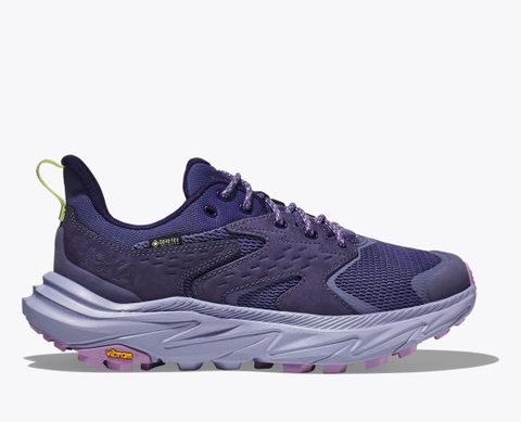 Giày Thể Thao Chạy Bộ Leo Núi Hoka Anacapa 2 Low GTX Meteor / Cosmic Sky - Hiking Trail - size 38-  Tím