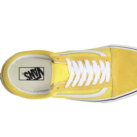 Giày Vans chính hãng Old Skool Vibrant Yellow True White