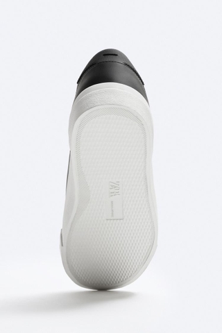 Giày sneaker Zara chính hãng Black White Classic - Dáng cổ điển