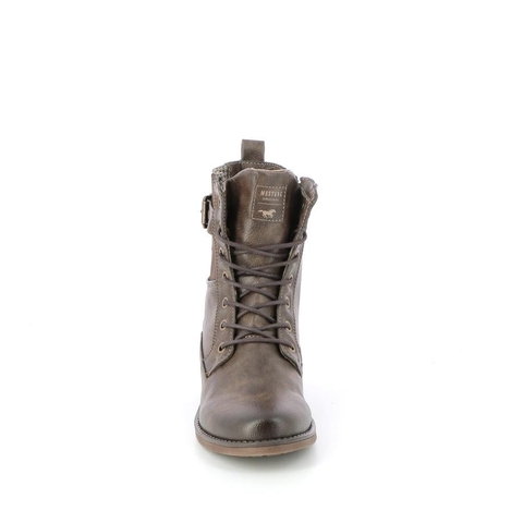 [ Hàng Auth - Full box ] Giày boots chính hãng Mustang Bottines - Klivi - Marron size 37 - Nâu