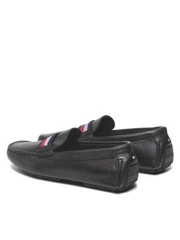 Giày hàng hiệu Tommy Hilfiger Mocassins Iconic Rwb Leather Driver FM0FM03761 - Da Đen