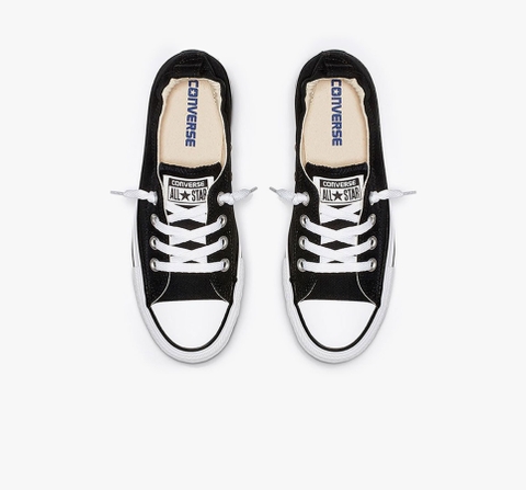 Giày Converse chính hãng Chuck Taylor All Star Shoreline Slip on Black White - Đen Trắng