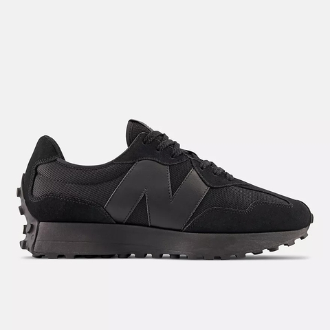 Giày Sneaker New Balance 327 chính hãng All Black Classic [Top Best Seller] - Có big size - Đen