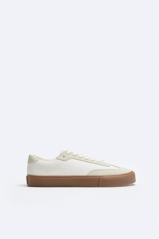 [Ảnh thật] Giày sneaker Zara chính hãng Authentic Vintage Gumsole phối màu vintage - đế gum