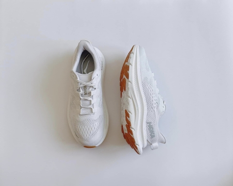 Giày Thể Thao Chạy Bộ Hoka chính hãng Kawana 2 Trắng - White / Nimbus Cloud - size 40