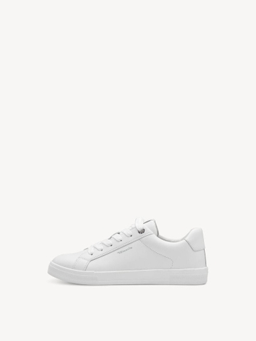 Hàng Auth Full box Giày sneaker Tamaris chính hãng Leather All White Classic - Da Trắng Dáng cổ điển