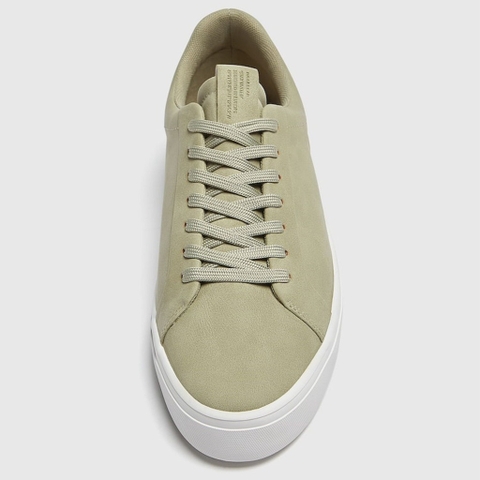 Giày sneaker Pull&Bear chính hãng Olive Classic - Xanh rêu Dáng cổ điển
