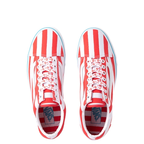 Giày Vans Chính Hãng Old Skool x Where's Waldo  sneakers in red/white