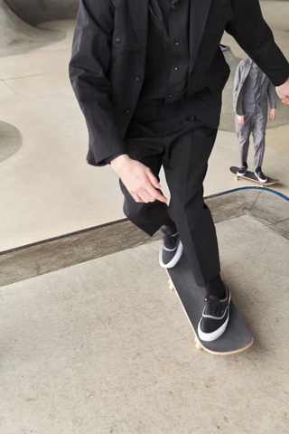 Giày sneaker Vans Chính Hãng UA Authentic 44 DX X White Mountaineering Black White Leather - Đen - size 39